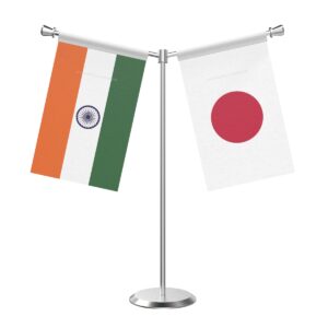 Japan Y-Shaped Table Flag with Stainless Steel Base and Pole